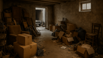 Débarras cave Marseille avant intervention